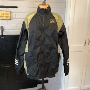 Adidas Girls Vintage Retro 90’s light lined Windbreaker Excellent Condition